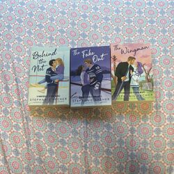 Behind the net, the fake out, and the wing man novel set