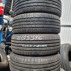 Vendo 4 Llantas Usadas 205 55 16 Goodyear 
