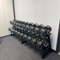 55-130lb Hampton Eclipse Premium Dumbbells Gym Fitness Equipment Weights