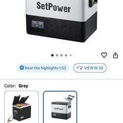 Setpower PT55 Electric Cooler Car Refrigerator