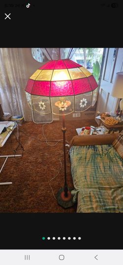 Vintage Tiffany Style LAMP *Works!*