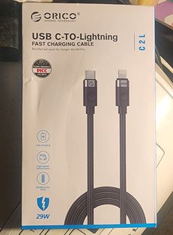 USB C-TO-LIGHTNING Fast Charging Cable 