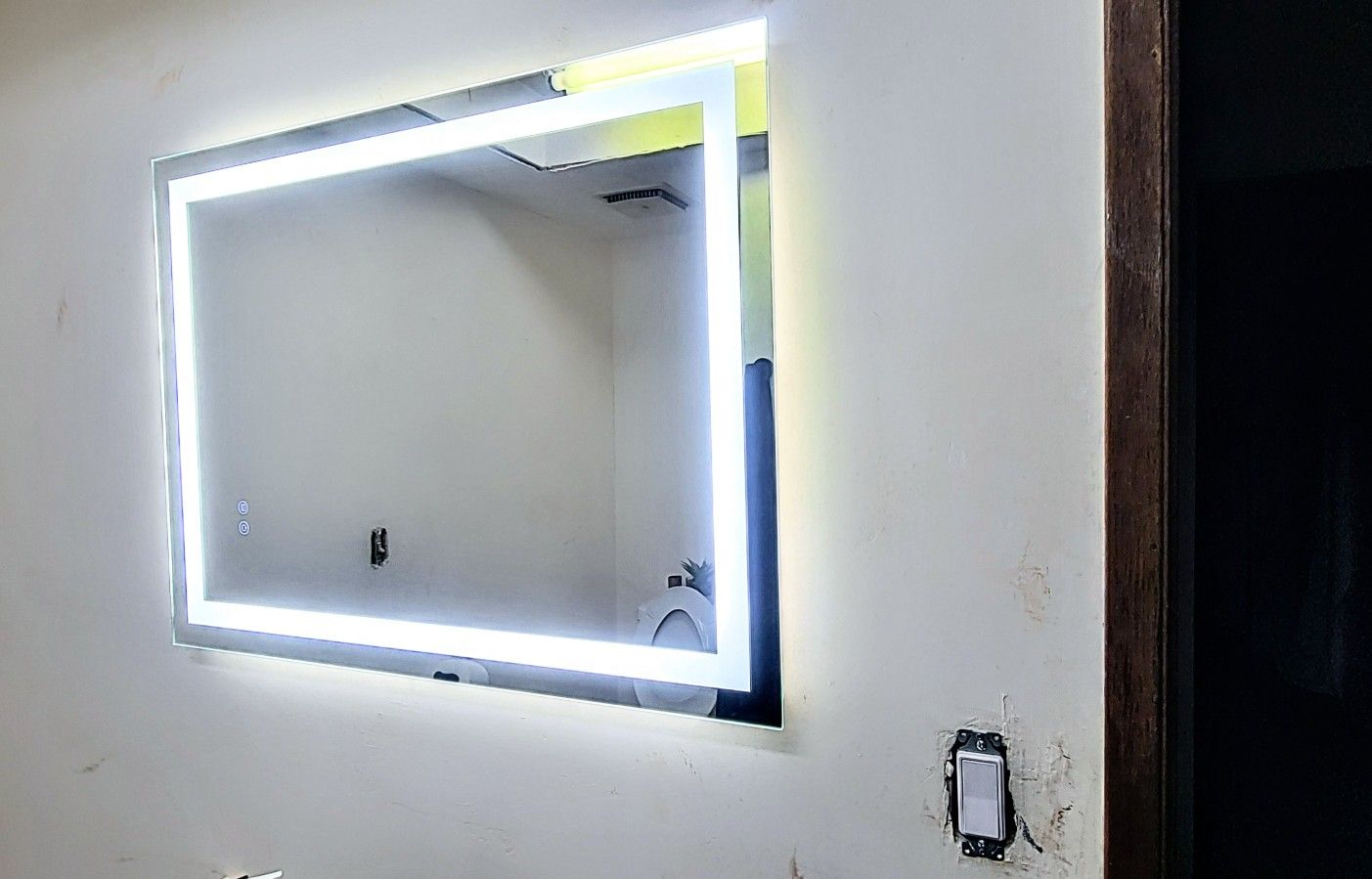 Lighted Mirror And Swtich Install