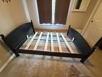 Queen bed frame and dresser