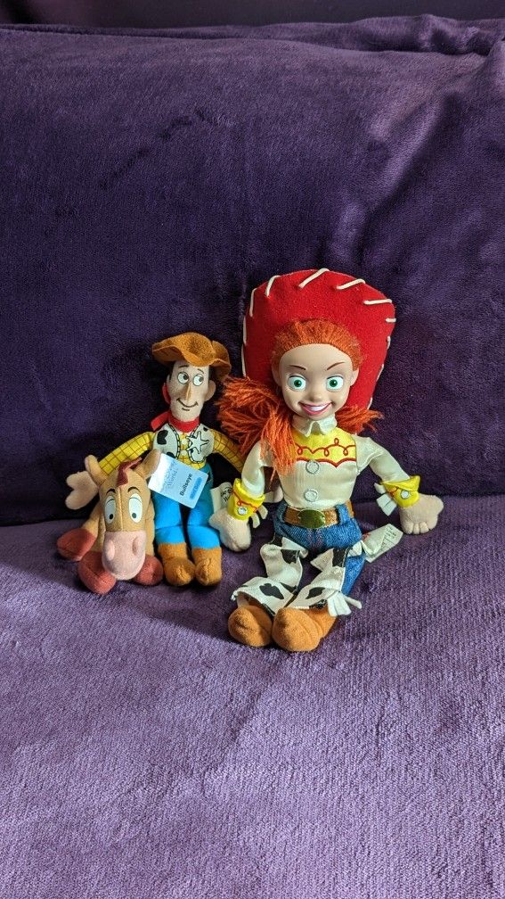 Disney Toy Story Bean Bag Plush Lot Vintage