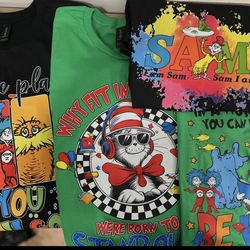 Dr Seuss custom t shirts