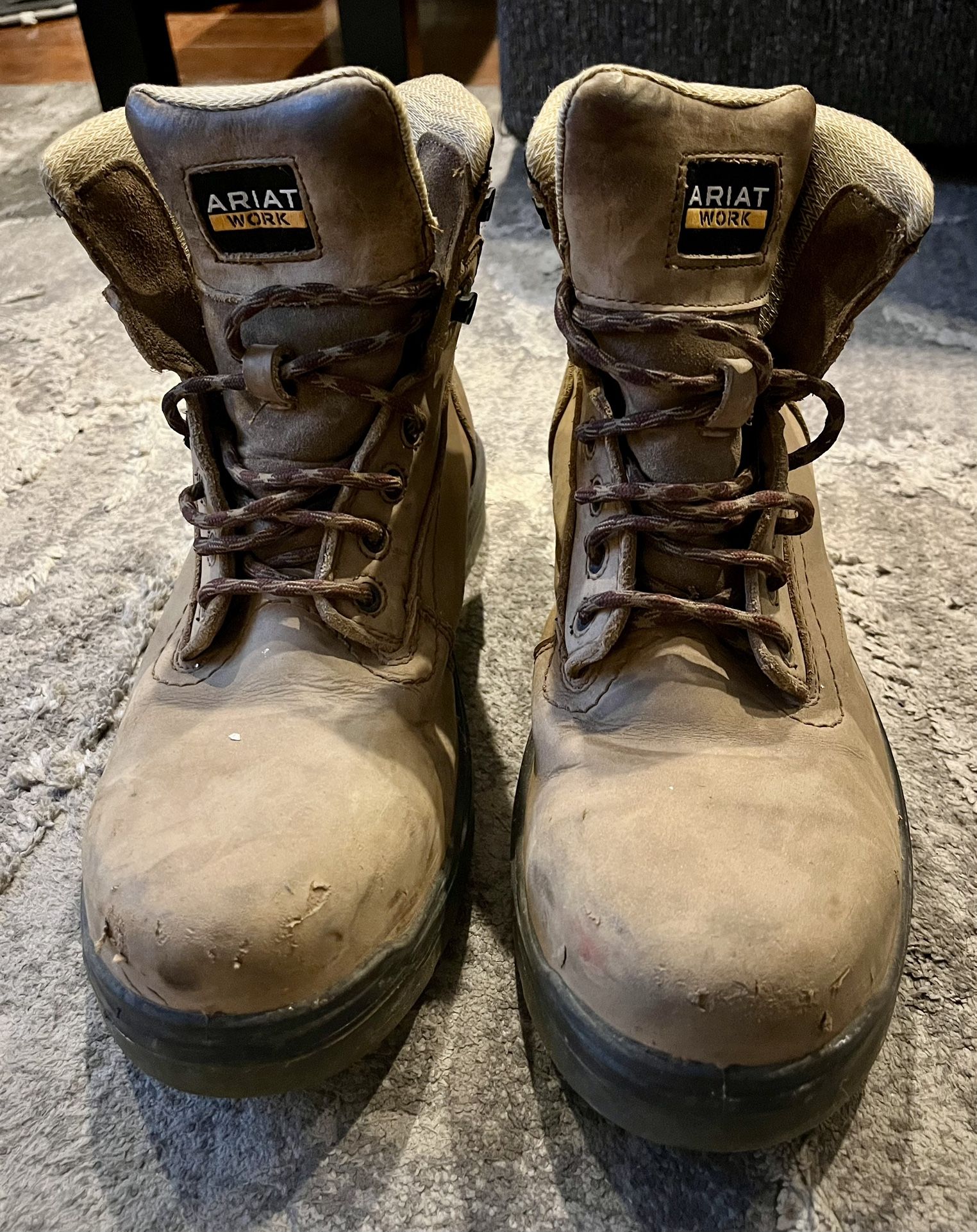 ARIAT MEN'S TURBO WATERPROOF WORK BOOTS - CARBON TOE