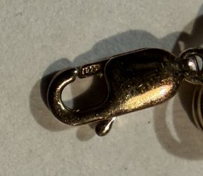 Gold Plated Bracelet With Real Diamond