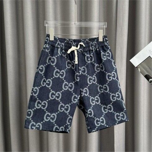 Gucci new wave laser double G denim short-sleeved shirt jacket