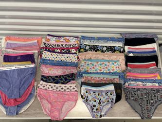 Girls Underwear 50 NEW Pieces For $40 Bulk Sale Mix Sizes 