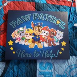 Paw Patrol Canvas Decor Frame
