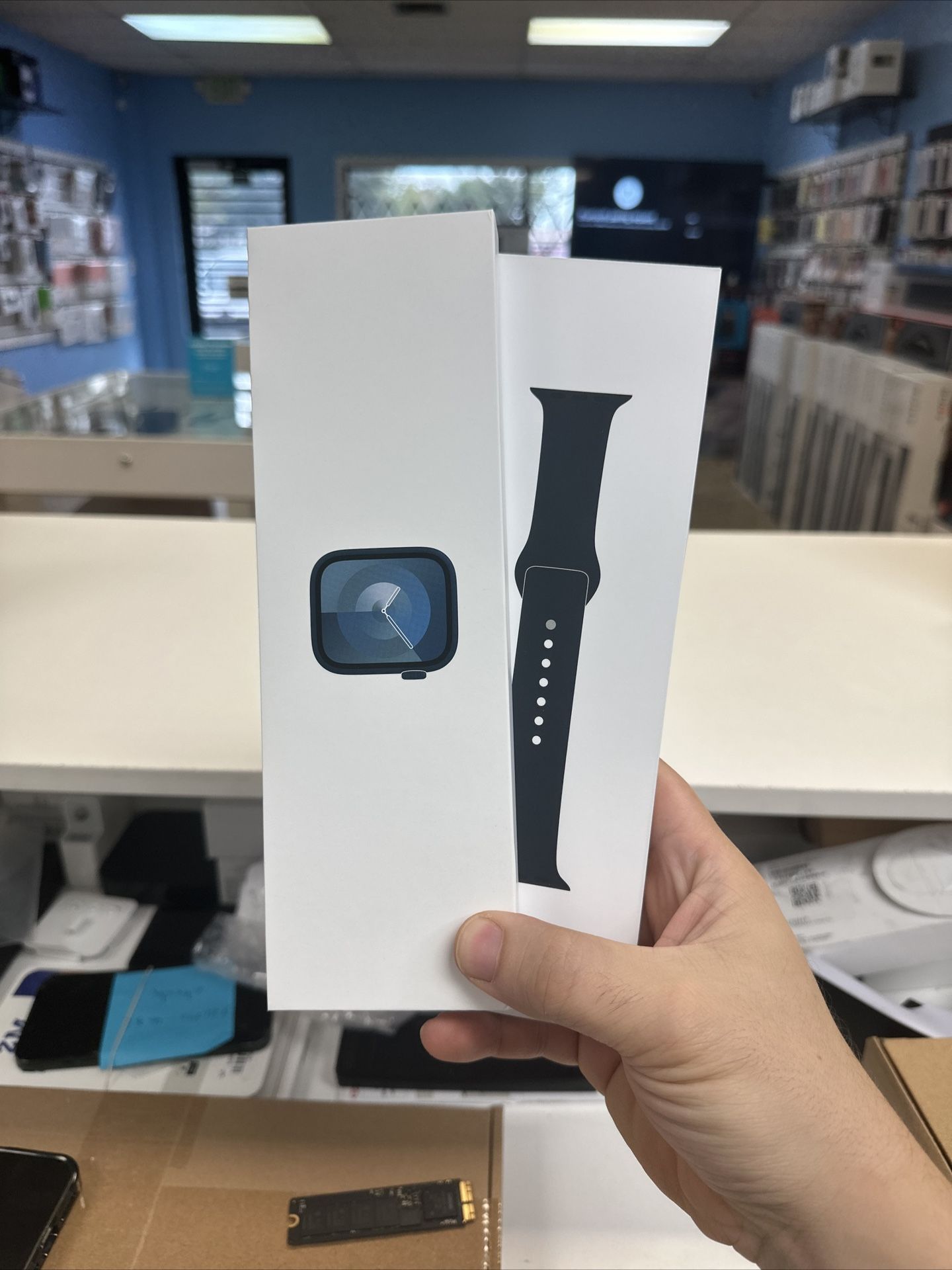 Apple Watch Series 9 45mm Midnight New With Apple Care Till Aug 2025