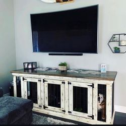 Solid Wood Dog Kennel 