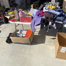 Free clothes and shoes, mostly womens :)