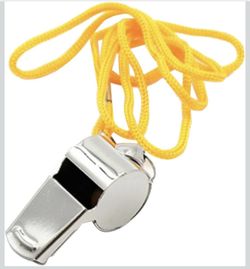 Stainless Steel Emergency Whistles with Lanyard Loud Survival Referee Whistles for Outdoor Activities Sports Training Camping and Hiking