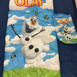 Disney Frozen Olaf Slumber Bag 30” X 54”