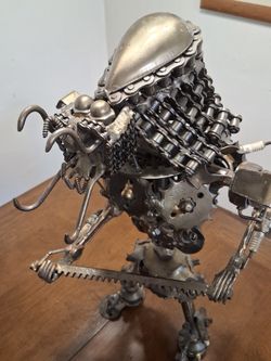 Predator Made With motorcycle Horror Movie Halloween Decor