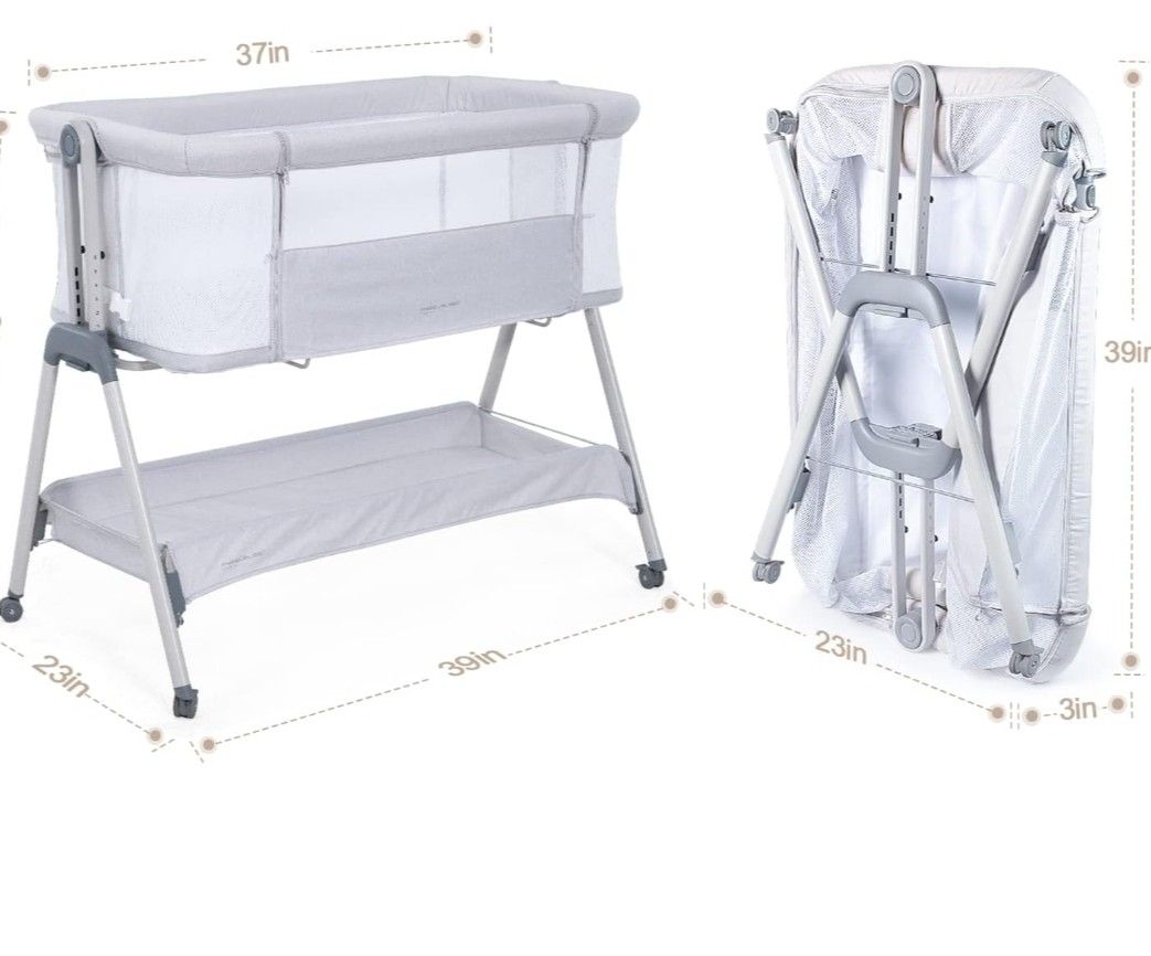 ANGELBLISS Baby Bassinet Bedside Sleeper