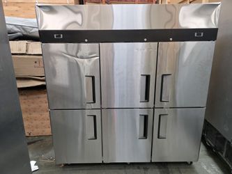 New Scratch Dent 6 Door Commercial Refrigerator Freezer Combo