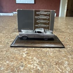 1984 Vintage Avon 1955 Ford Thunderbird Pewter Ford Display Collecter Car