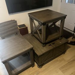 Coffee Table And End Tables