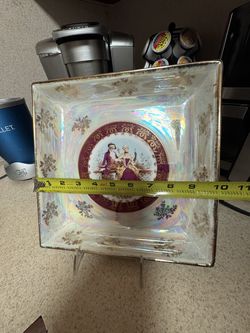 Vintage Tohki Japan Decorative Plate with Fragonard Style Scene