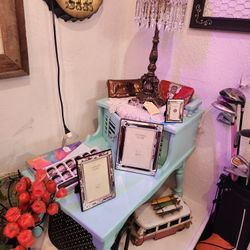 Adorable Painted End Table 