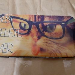 Cat Wearing Glasses Women's Wallet We