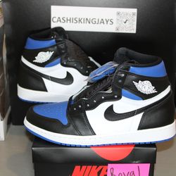 Jordan 1 Retro High Royal Toe Size 10.5 Men Brand New Meet Ups at IKEA ONLY