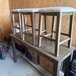 Table And Stools