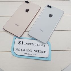 Apple IPhone 8 Plus - 90 Days Warranty - Payment Plan Available ONLY $1 DOWN