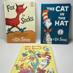 Dr Seuss Books The Cat In The Hat  3 pieces