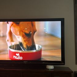 65” Panasonic plasma flat screen TV