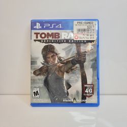 Tomb Raider Definitive Edition PS4
