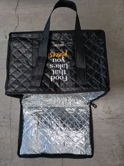 (1) Quality Thermal Tote Bag w/ Gel Ice Pack Like New