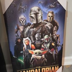 Mandalorian Canvas 16in X 23in