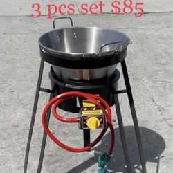 Cazo De Accero Con Vase I Quemador Nuevo En Especial