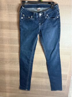 True Religion World Tour Women’s Skinny Jeans Dark Wash Made in USA Size 27