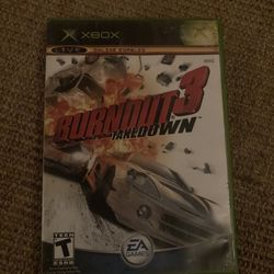 Burnout 3 Takedown Xbox Video Game