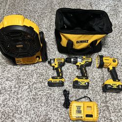 DeWalt XR Hammer Drill Combo Kit W/ Fan