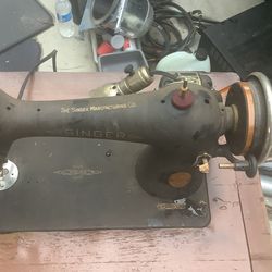 Old Singer Motors Sewing Machine