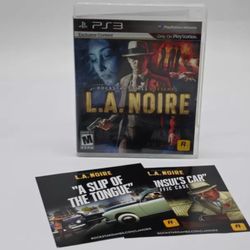 L.A. Noire Sony PlayStation 3 PS3  Video Game with Manual