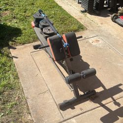 Fully Adjustable All In One Weight Bench With Weights