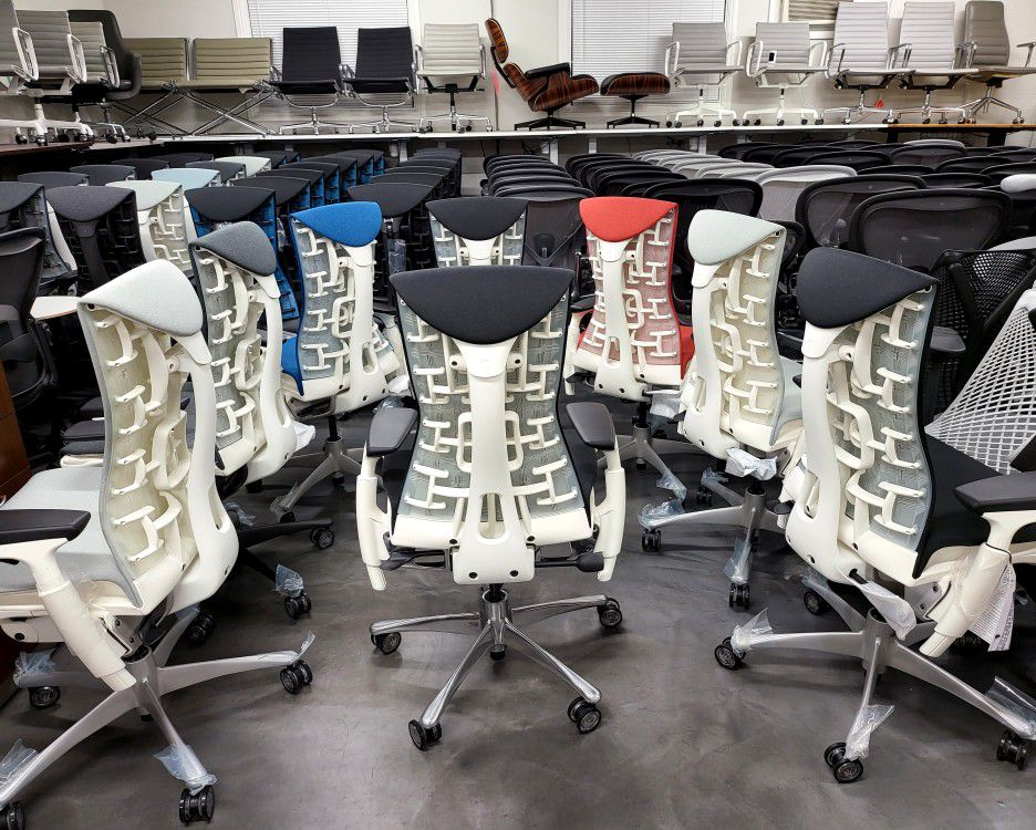 🔥SALE!🔥40 TO 50% OFF BRAND NEW HERMAN MILLER REMASTERED AERON SIZES A - B - C ALL VERSIONS OF EMBODY PICKUP  - DELIVERY  - SHIPPING BEST SELECTION! 