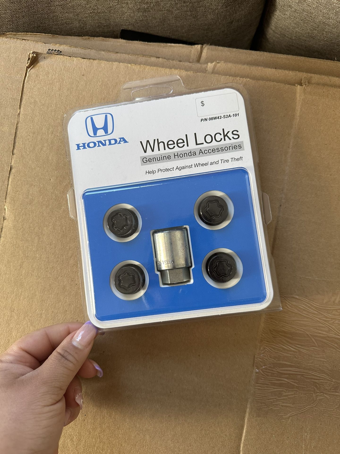Honda Wheel Locks Black