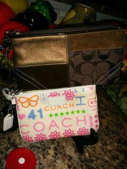 Coach wristlets