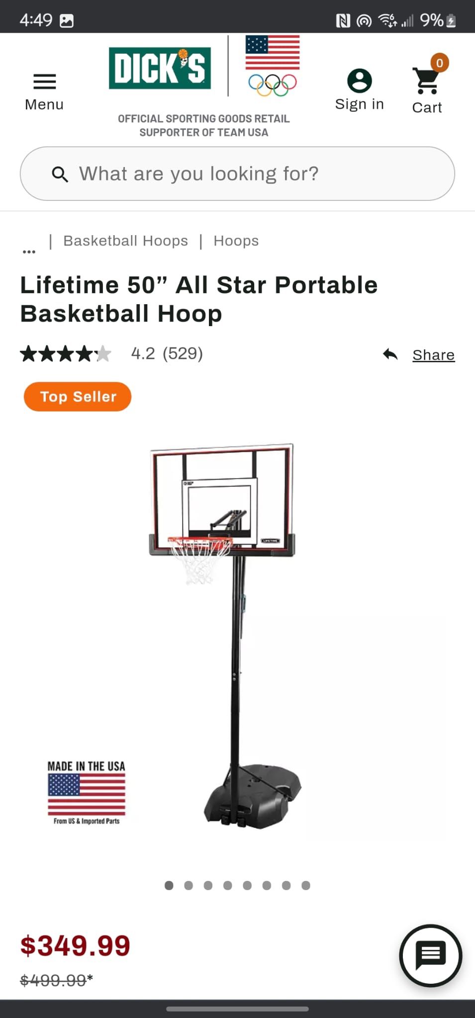 Basketball Hoop Fairly New