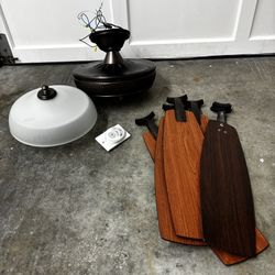 Ceiling Fan With Light And Wireless Remote Control