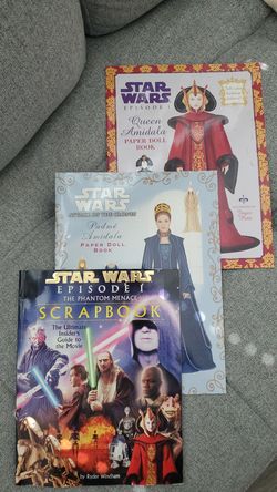 Star Wars scrapbook and 2paper dolls books