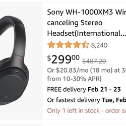 Sony Headset 